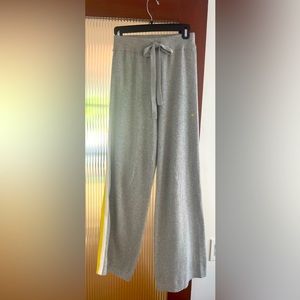 Women’s RelaxedLounge Pant Kerri Rosenthal SZ S Grey/Yellow